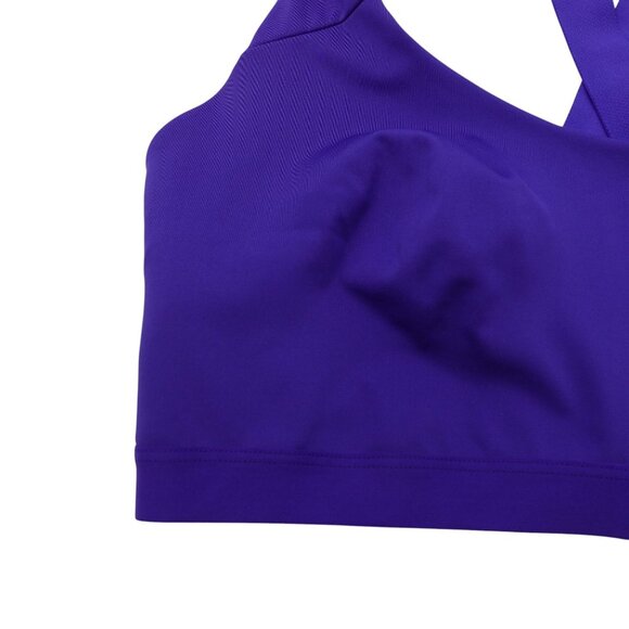 NWT Wacoal b.tempt'd b.active Sport Crop Bra Sz XL Spectrum Blue Low Impact - Picture 3 of 9